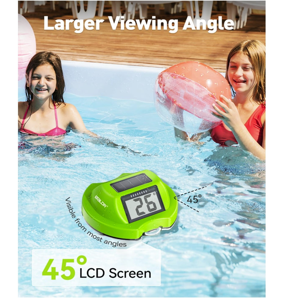 BALDR Pool Thermometer Floating Easy Read (Green)