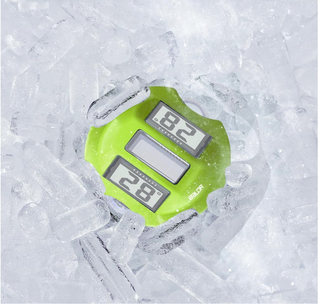 BALDR Pool Thermometer Floating Easy Read (Green)