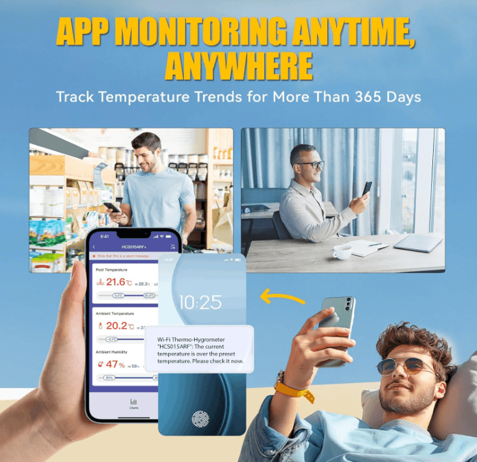 BaldrTherm Smart Pool Thermometer with WiFi Gateway Kit