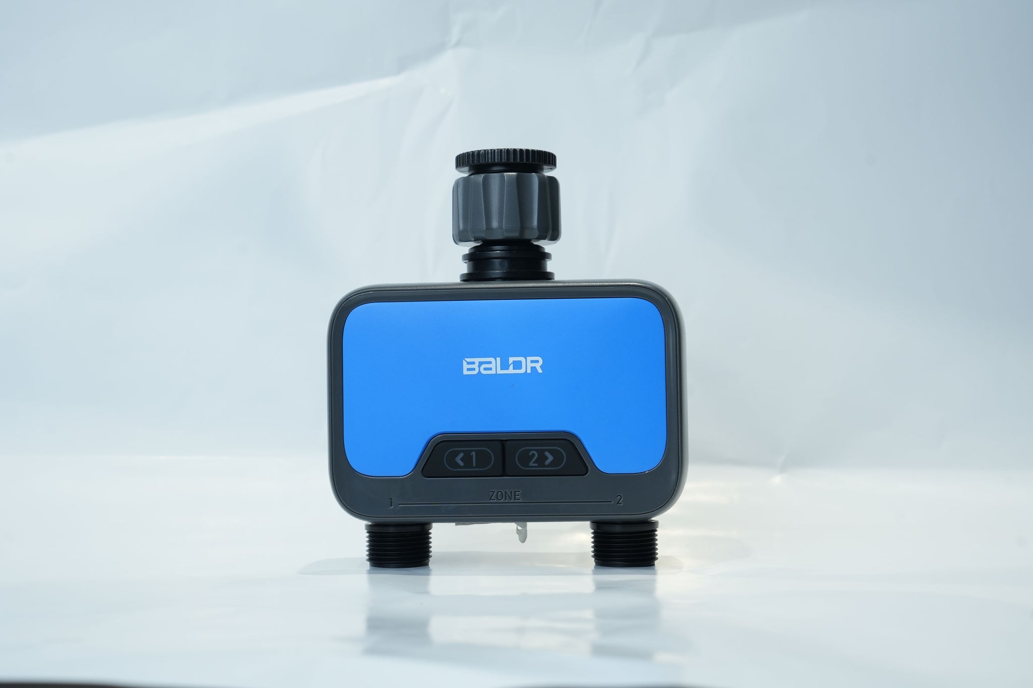 BALDR Bluetooth Water Timer for Garden Hose, Smart Hose Timer 2 Outlet(Not Hub), Wireless Sprinkler Watering Timer with Rain Delay, Automatic Irrigation System for Lawns and Yard