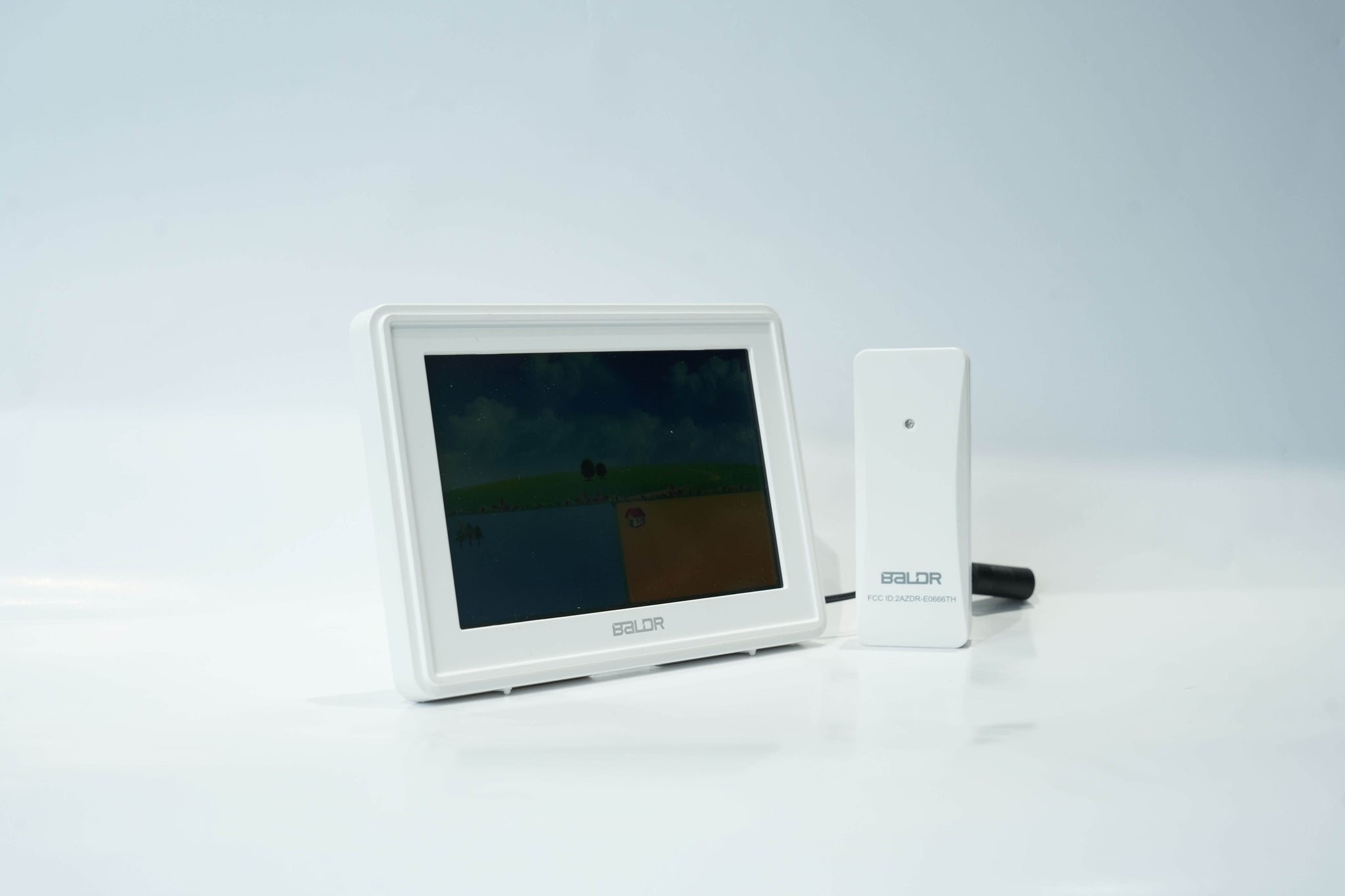 BALDR Lifetime Large Digital Clock with Day & Date, Customizable Alarms