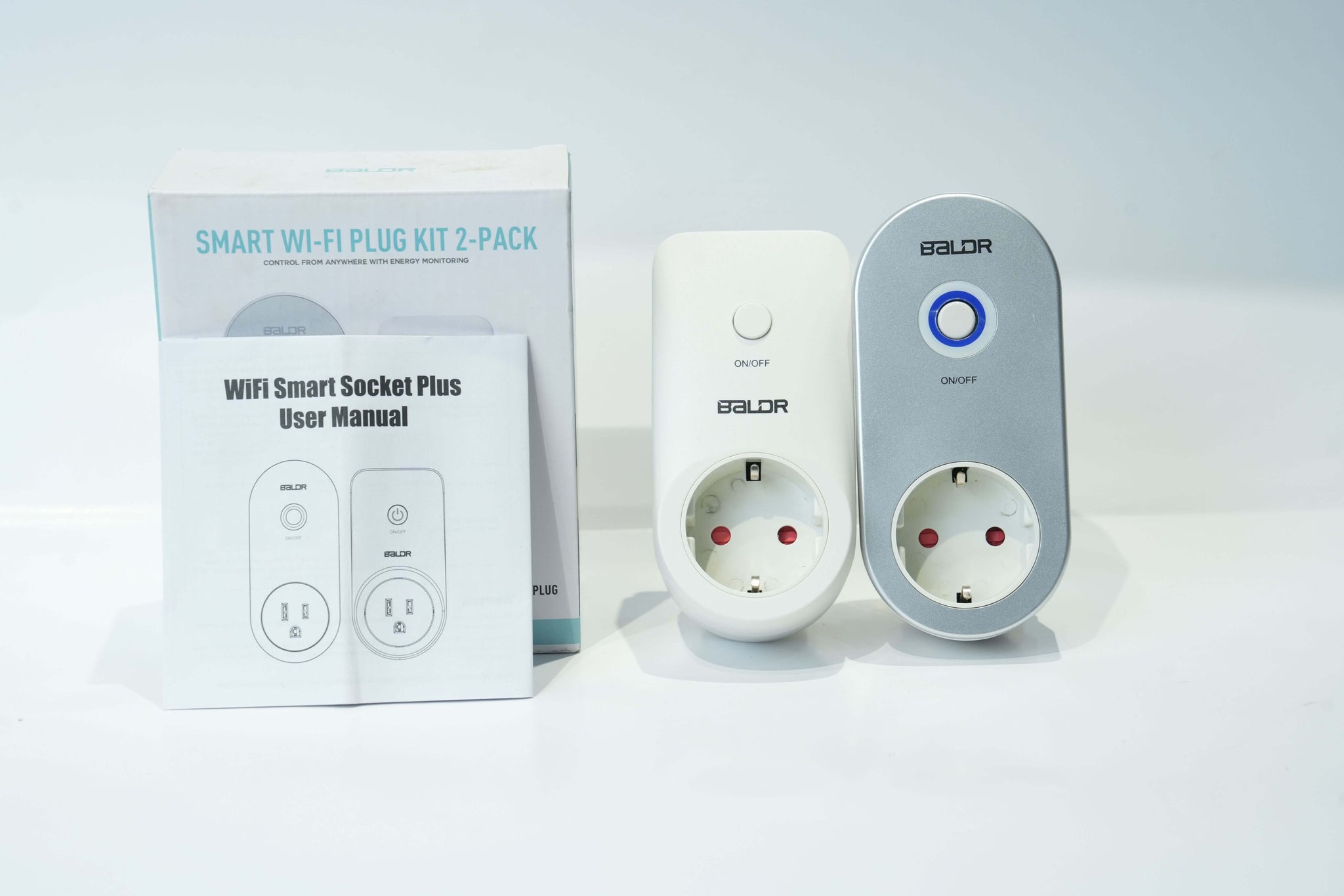 BALDR Plug, WiFi Smart Plugs with APP Remote Control, 2.4GHz Wi-Fi Only