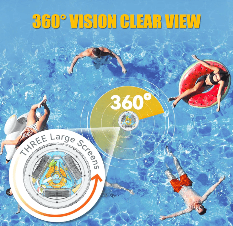 BaldrTherm Wireless Pool Thermometer with 360° LCD Display, Remote Monitoring via App