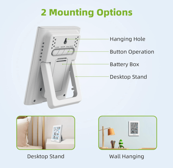 Baldr Weather Station B341W（White）