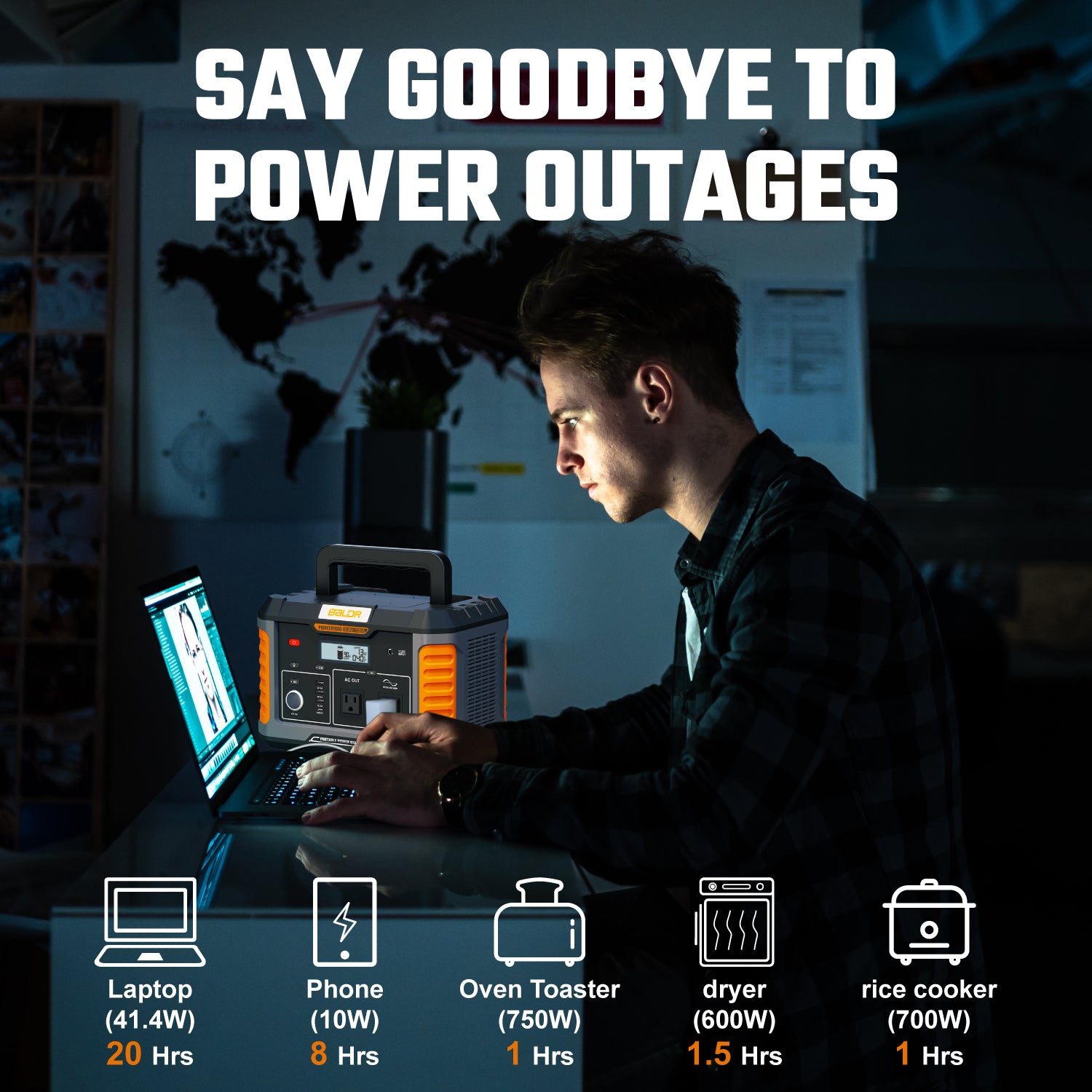 Baldr Portable Power Station P1000