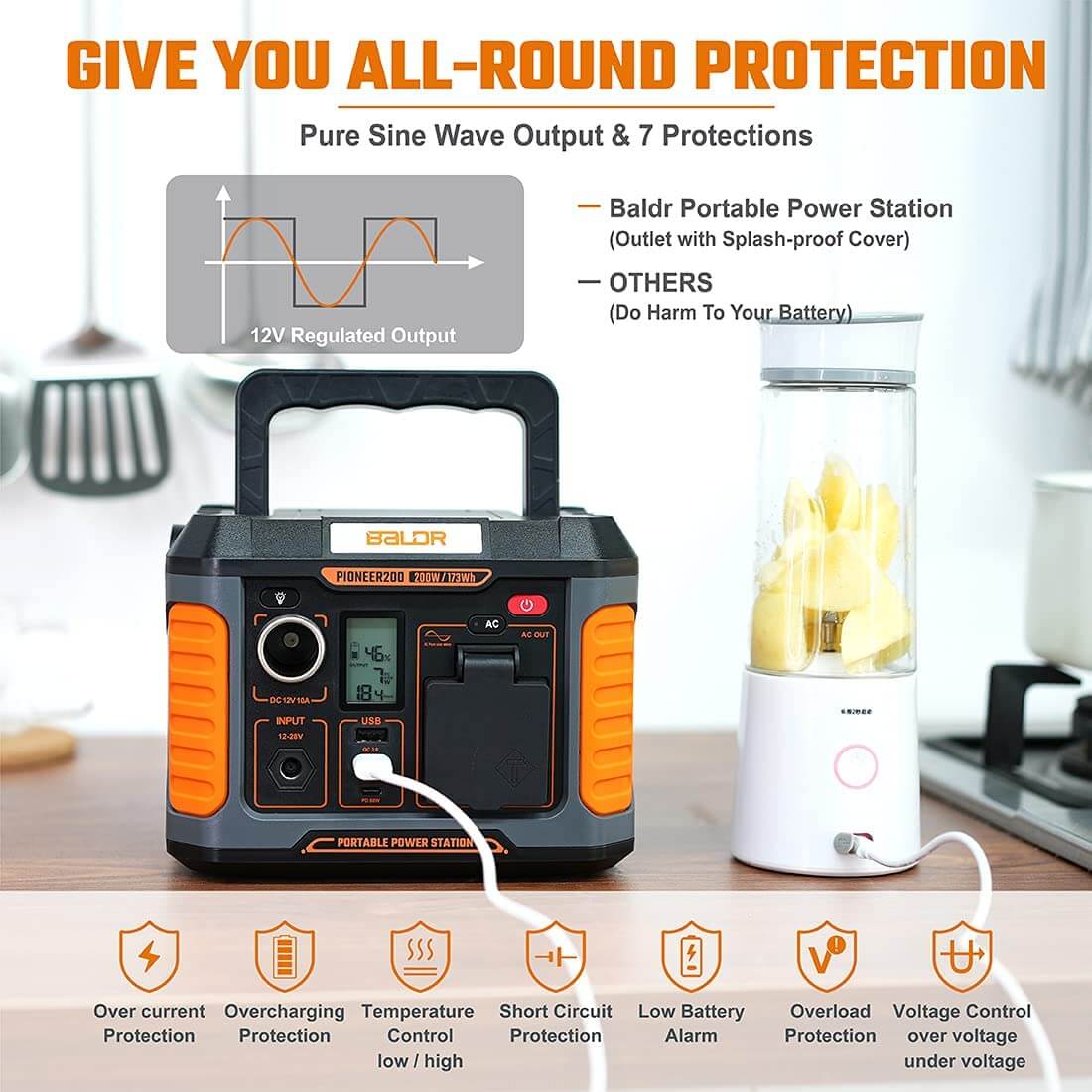 Baldr Portable Power Station P200