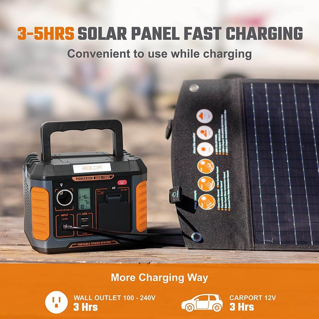 Baldr Portable Power Station P200
