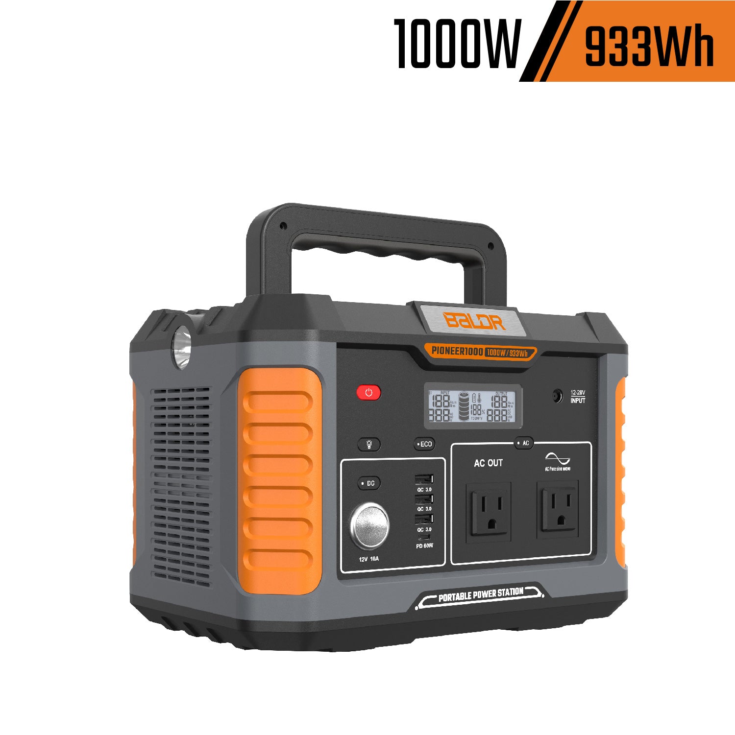 Baldr Portable Power Station P1000