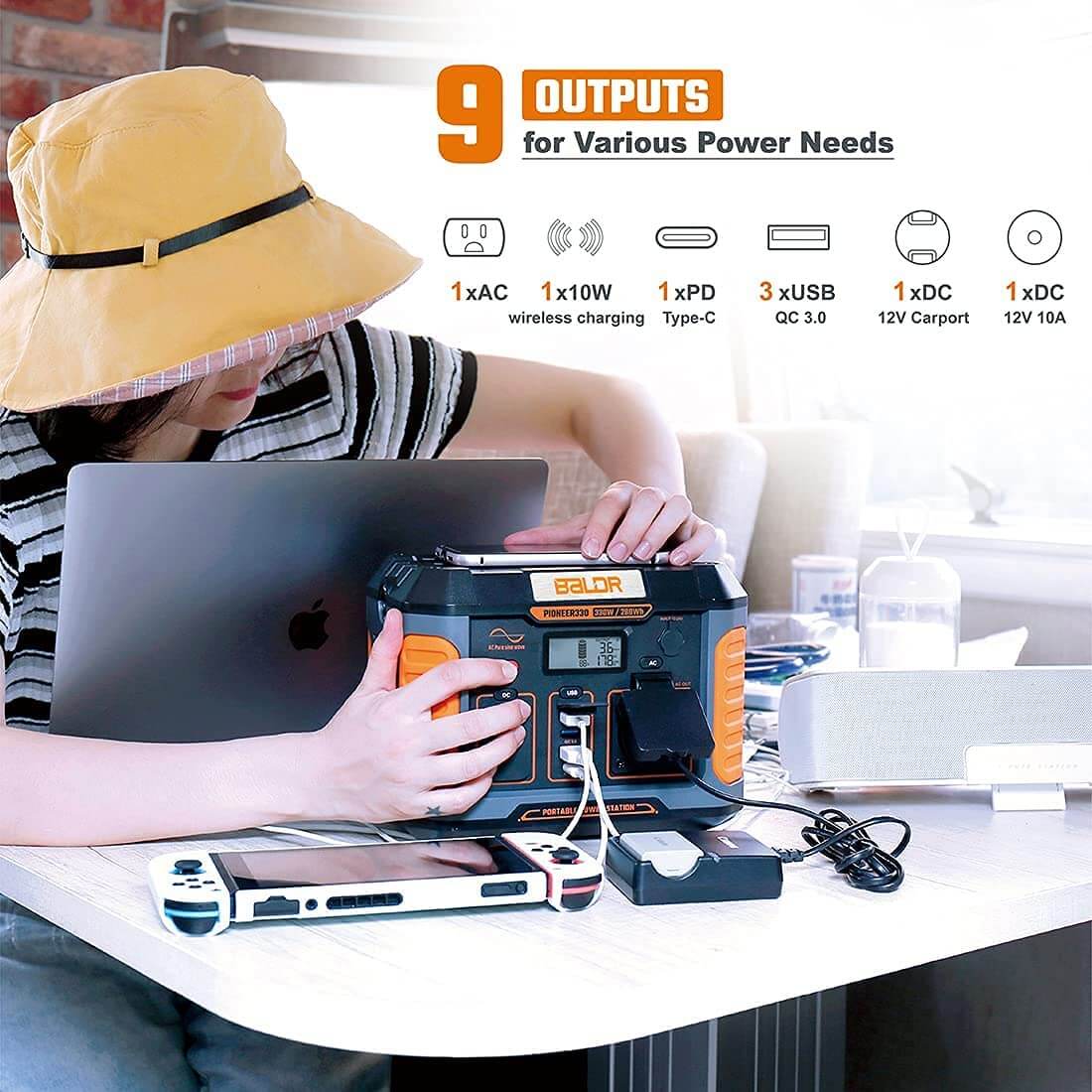 Baldr Portable Power Station P330