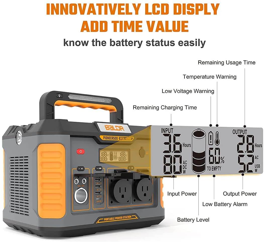Baldr Portable Power Station P500