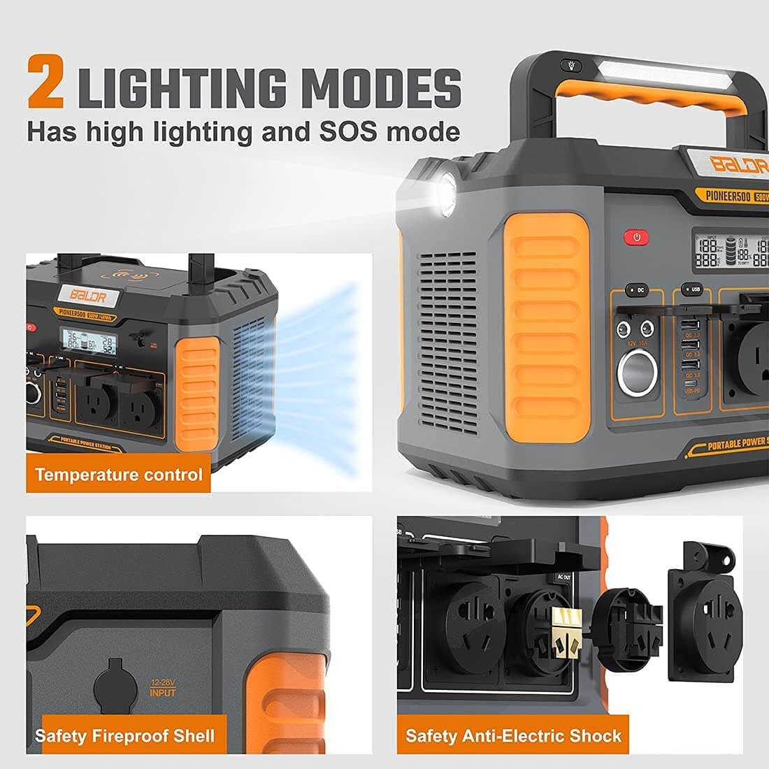 Baldr Portable Power Station P500